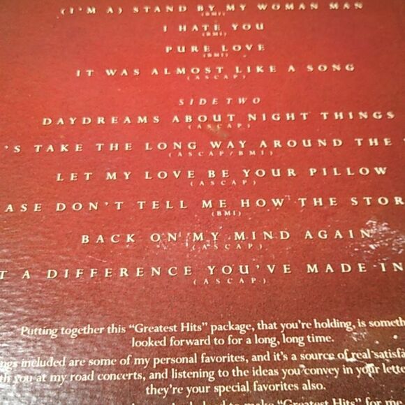 Ronnie Milsap Greatest Hits Vinyl Record - Picture 4 of 12